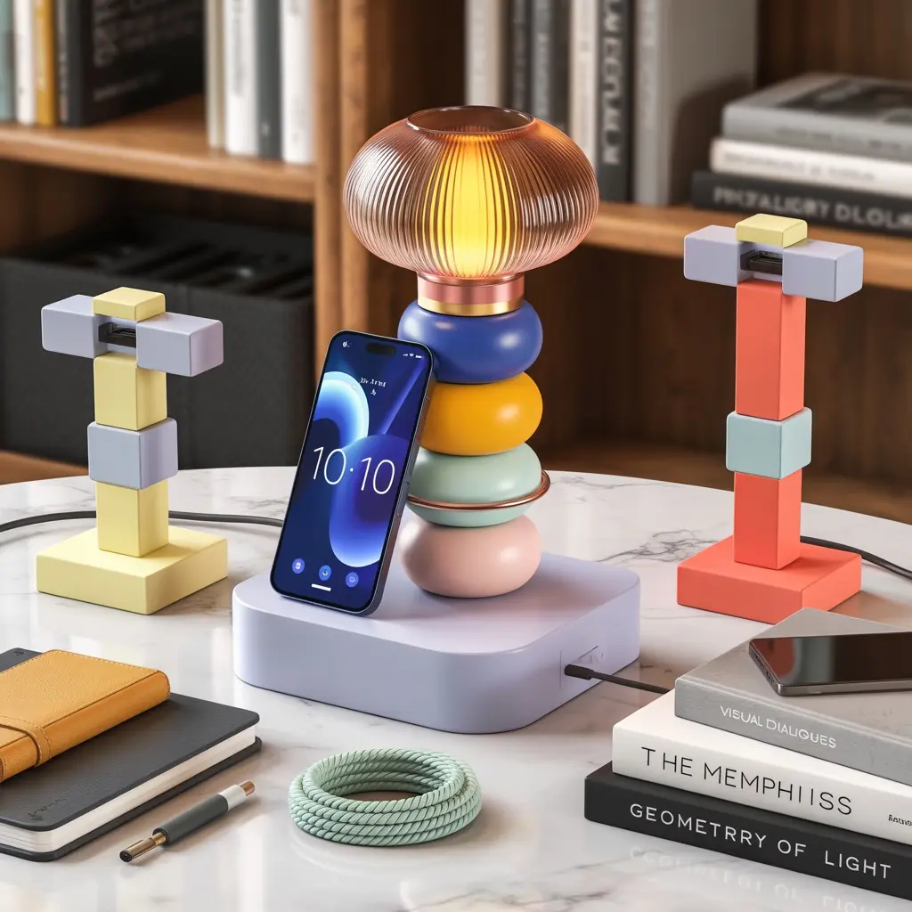 Carbon-Based 模块化积木台灯系统 — 3D打印桌面光影生态 Modular Lego Lamp Ecosystem